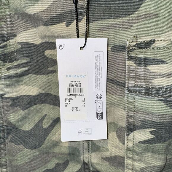 Denim & Co. Camouflage Cargo Miniskirt Women’s Size 4 New W/Tags - Picture 6 of 6